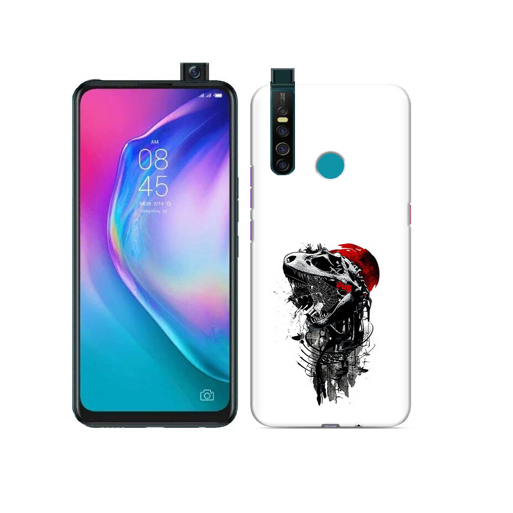 

Чехол MyPads Tocco для Tecno Camon 15 Pro вымерший динозавр, Прозрачный, Tocco
