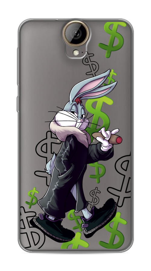

Чехол на HTC One E9 Plus "Rich Bugs Bunny", Зеленый;черный;голубой, 102250-6