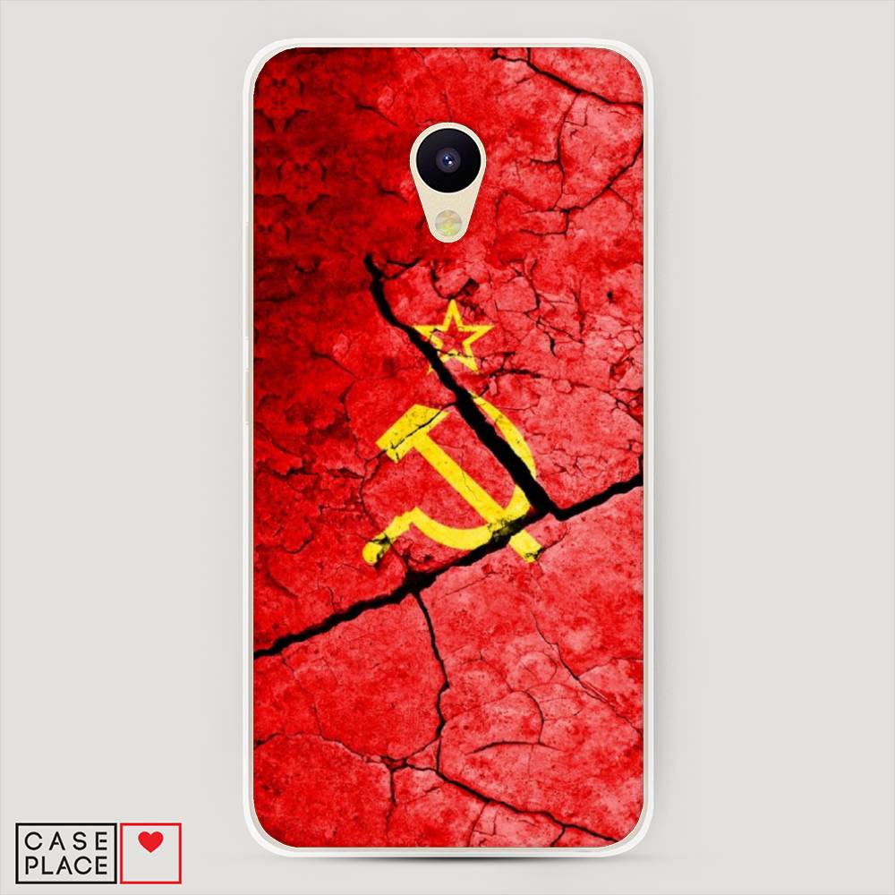

Чехол Awog на Meizu M5c "СССР", Красный;черный;желтый, 72350-5