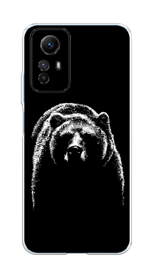 

Чехол Homey на Xiaomi Redmi Note 12S "Медведь в ночи", Белый;черный, 318950-1
