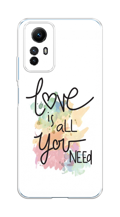 

Чехол Homey на Xiaomi Redmi Note 12S "Love is all you need", Белый;черный;зеленый, 318950-1