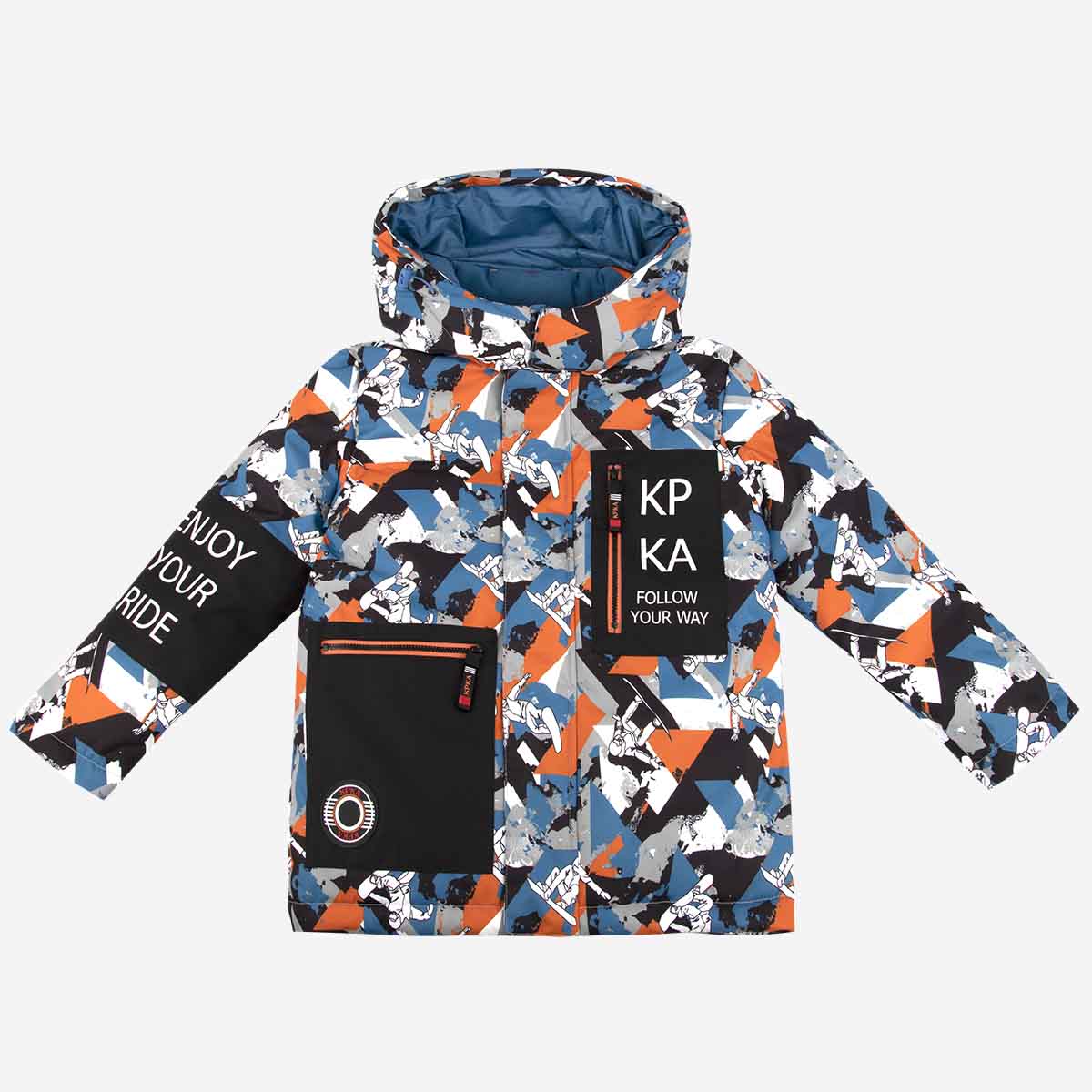 Куртка детская Kapika IKBCK02-MB, цвет синий, размер 104