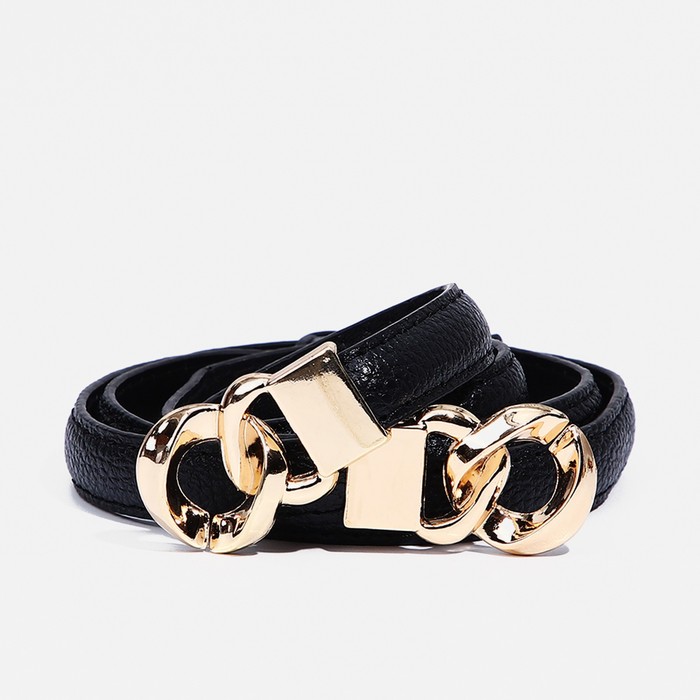 

Ремень женский NoBrand 9709222 черный, 95 см