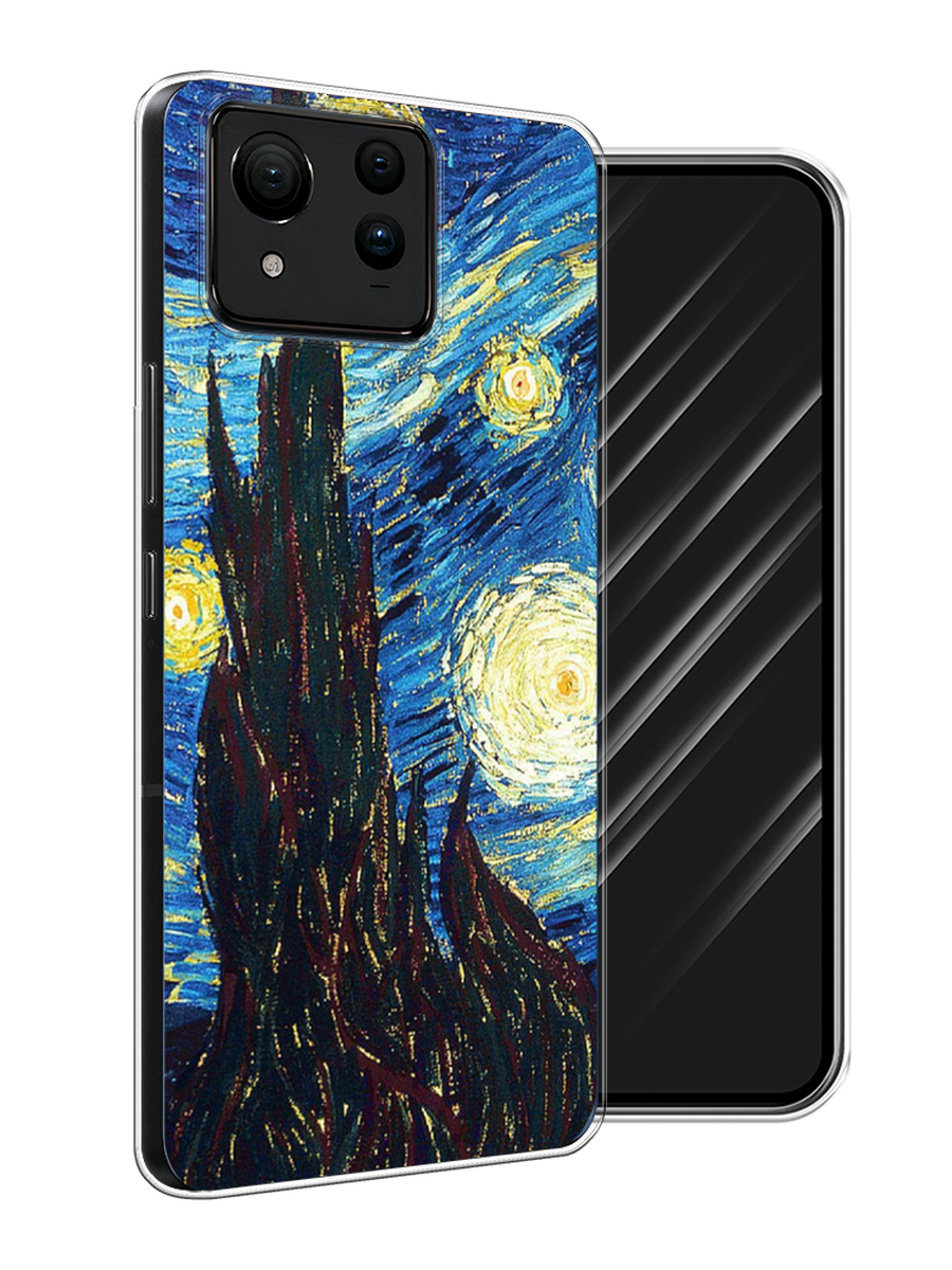

Чехол Awog на Asus ZenFone 11 Ultra "Ван Гог Звездная ночь", Желтый, 45250-1