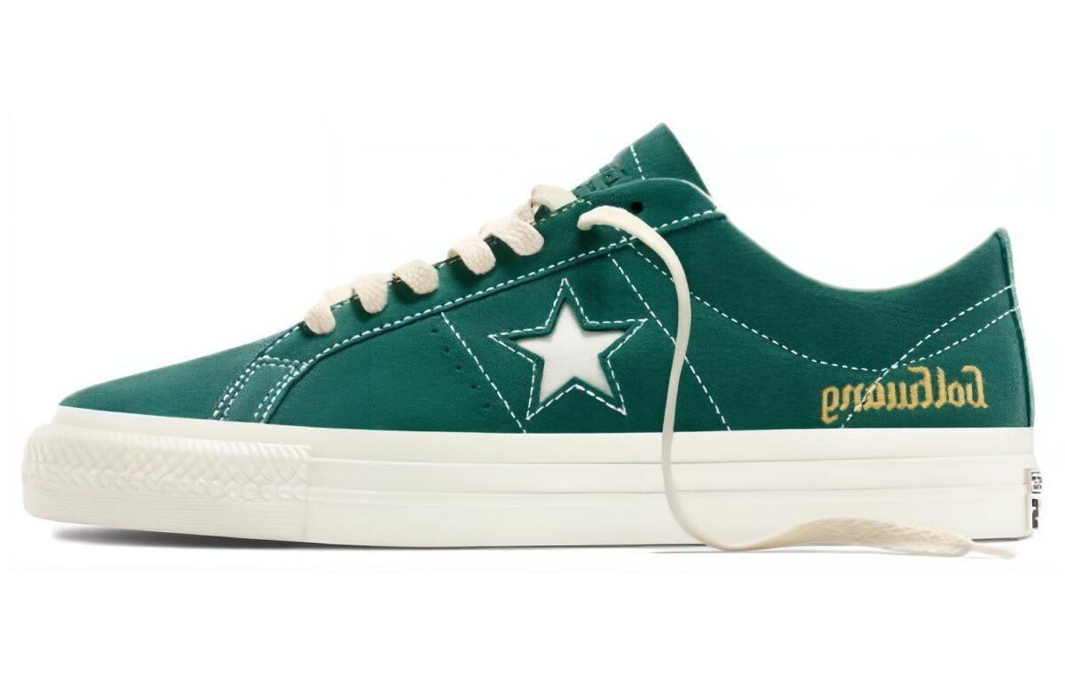 

Кеды унисекс Converse GOLF WANG One Star Pro зеленые 35.5 EU, Зеленый, GOLF WANG x Converse One Star Pro