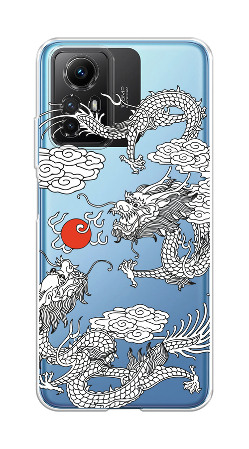 

Чехол Homey на Xiaomi Redmi Note 12S "Драконы с ножом", Прозрачный;черный;белый, 318950-1