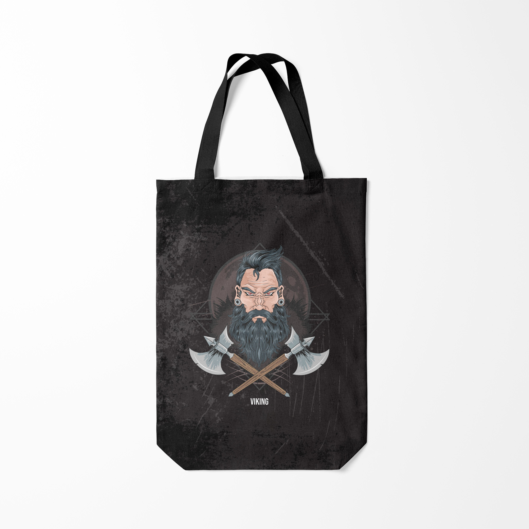 

Сумка шoппер унисекс Burnettie Viking, черный, Viking