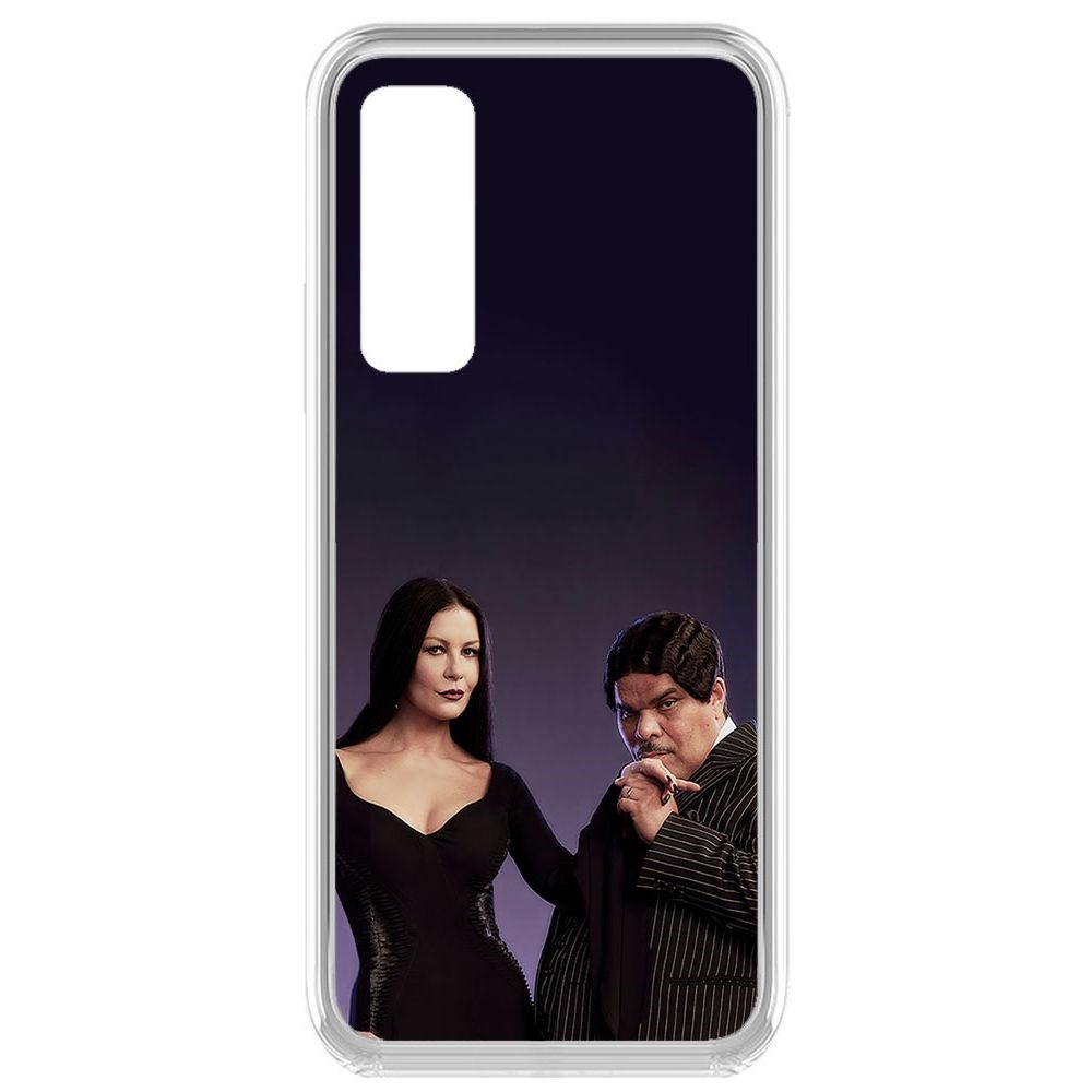 

Чехол-накладка Krutoff Clear Case Уэнсдей Аддамс - Мортиша и Гомес для Vivo Y53s, Прозрачный