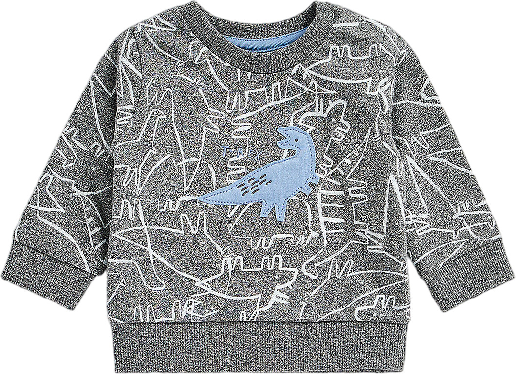 Джемпер детский Mothercare NB B IA AOP SWEAT серый 80 2899₽