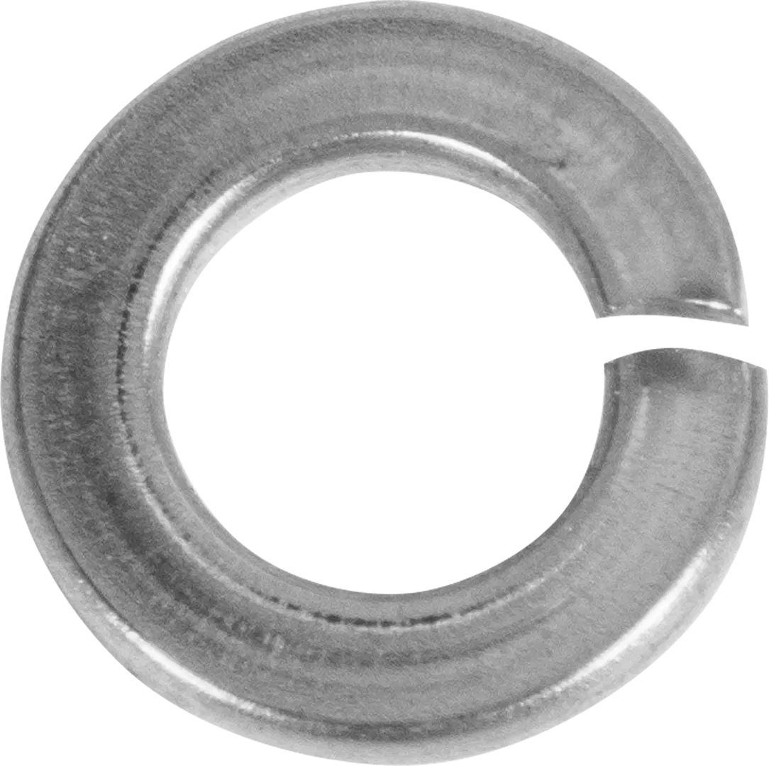 Шайба пружинная DIN 127 6 мм нержавеющая сталь цвет серебристый 20 шт. пружинная шайба европартнер