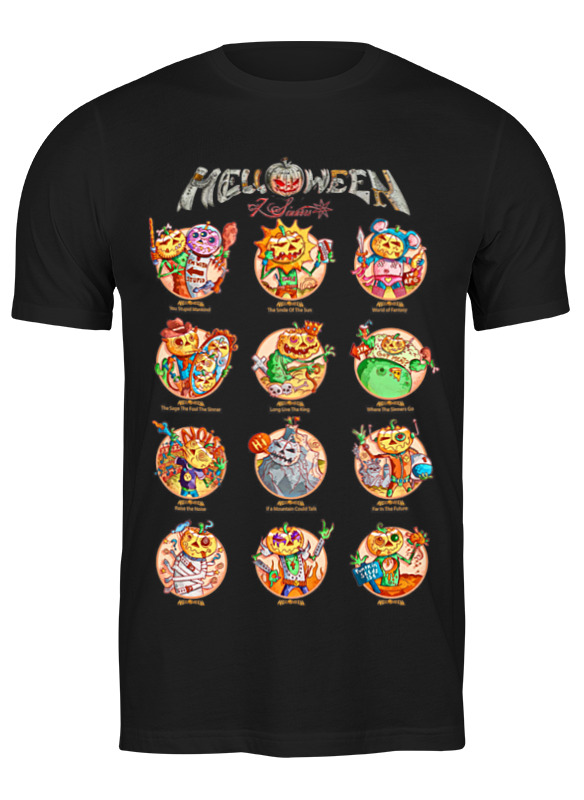 

Футболка мужская Printio Helloween ( rock band ) черная XL, Черный, Helloween ( rock band )