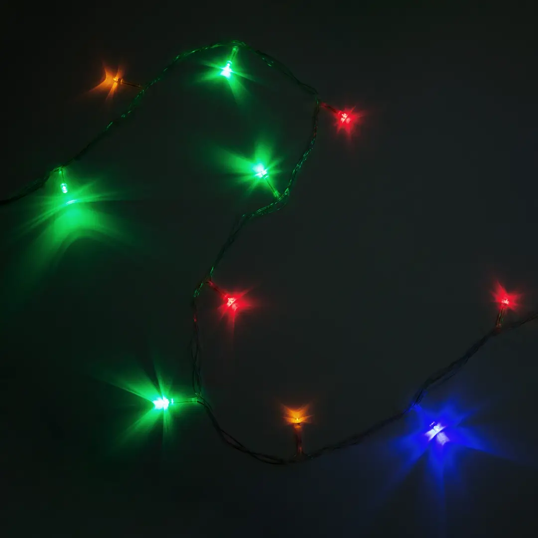 

Электрогирлянда комнатная «Нить» 10 м 100 LED мультисвет