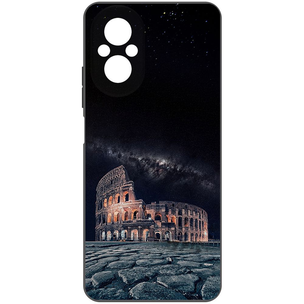 

Чехол-накладка Krutoff Soft Case Италия, Колизей для Realme C67 черный