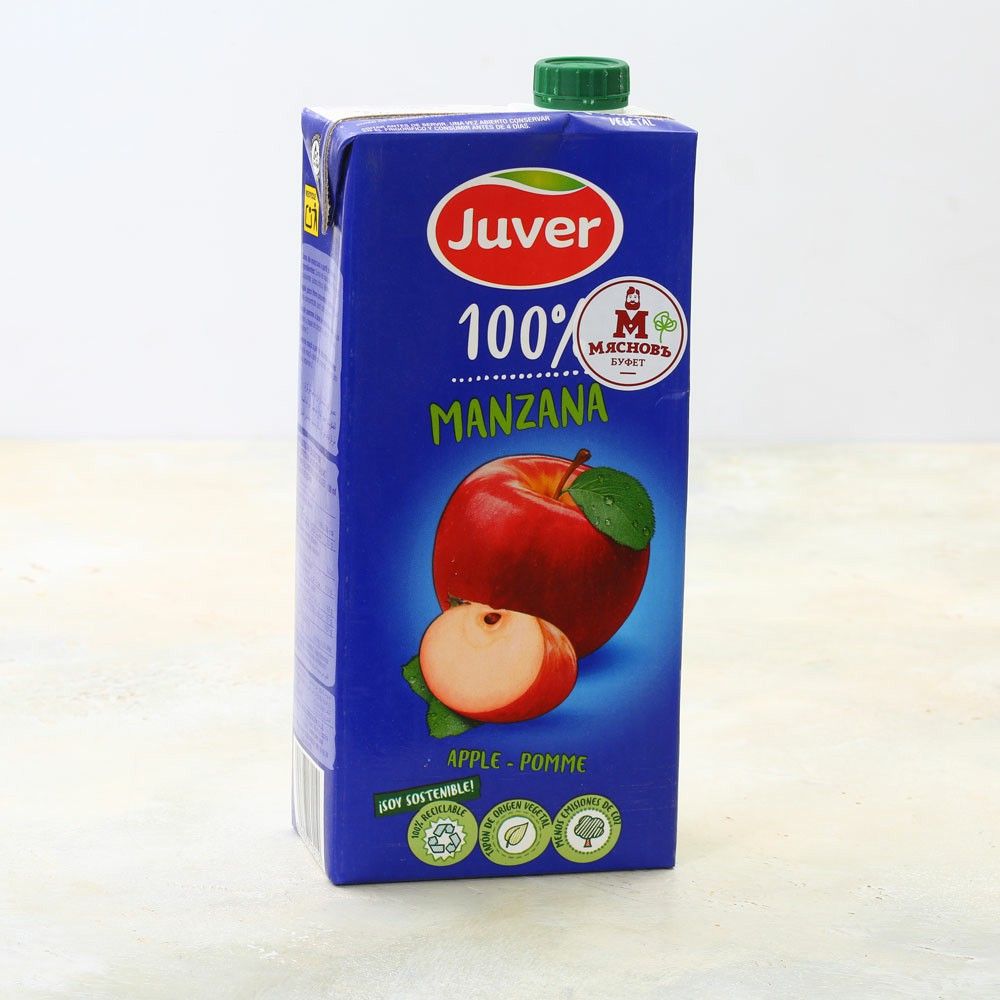 Сок Juver яблочный 1 л 229₽