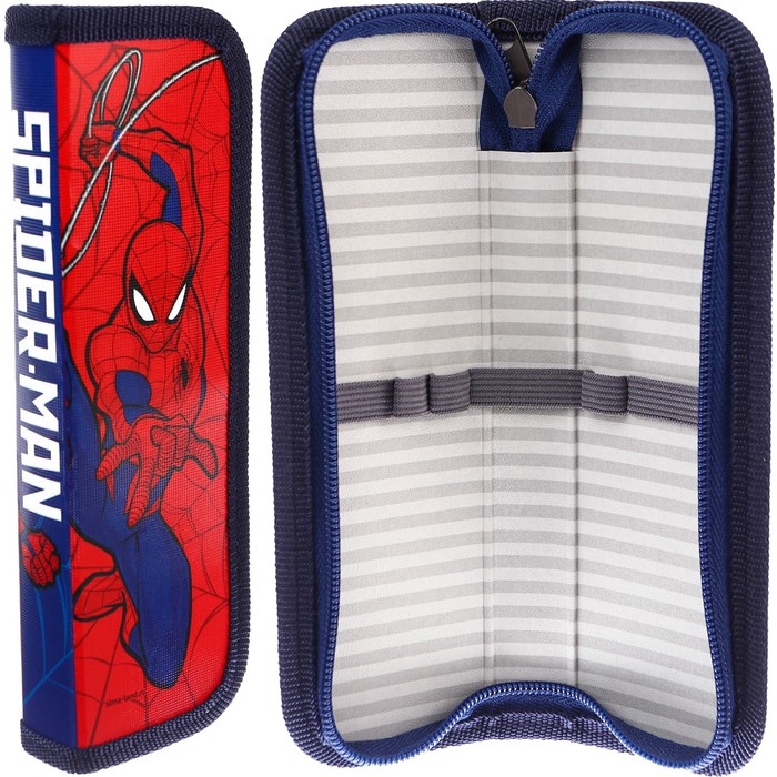 

MARVEL Пенал 1 секция, 55 х 205 х 25 мм, Человек-паук Spider-Man, Красный;разноцветный;синий