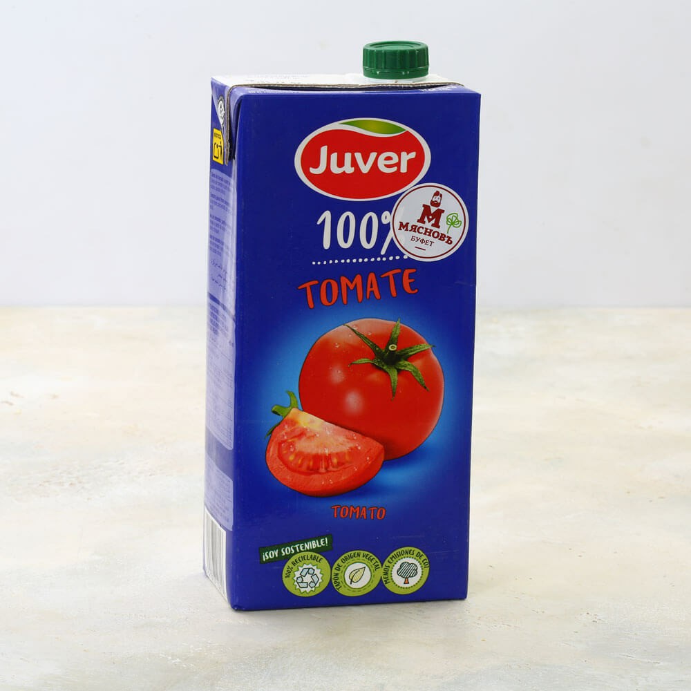 Сок Juver томатный 1 л