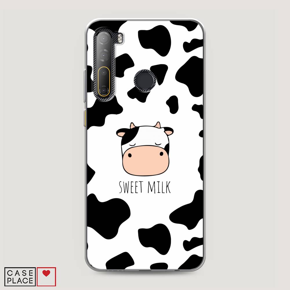 

Чехол на HTC Desire 20 Pro "Sweet milk", Розовый;белый;черный, 102750-1
