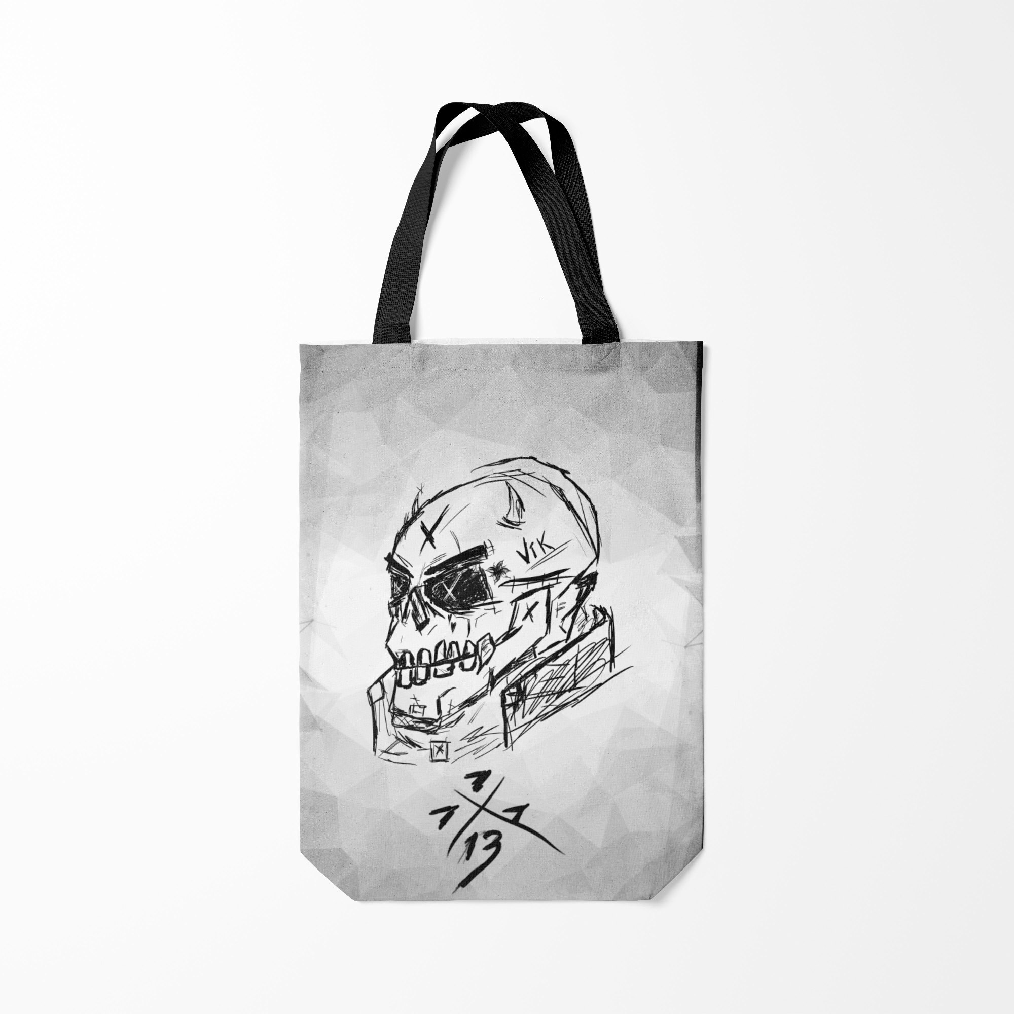 

Сумка шoппер унисекс Burnettie SKULL BY VIK CANEMIRA, белый, SKULL BY VIK CANEMIRA