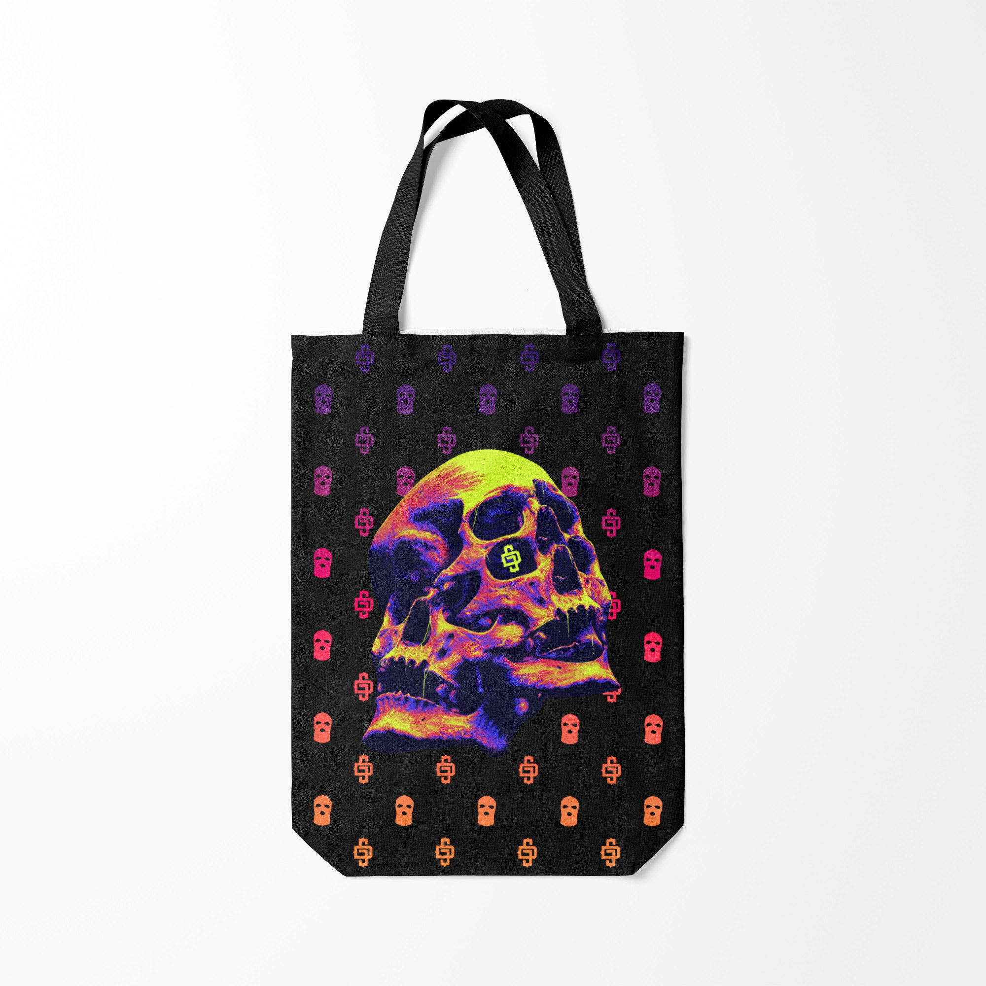 

Сумка шoппер унисекс Burnettie Черепа 2 Skull Dope Street Market, черный, Черепа 2 Skull Dope Street Market