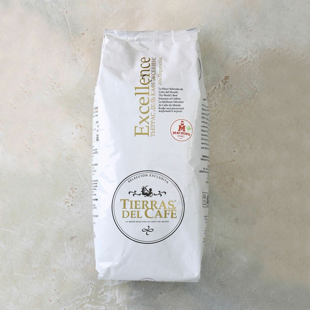 

Кофе Tierras Del Cafe Excellence в зернах 1 кг