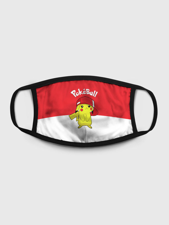 

Многоразовая маска унисекс Burnettie Pokeball, Разноцветный, Pokeball