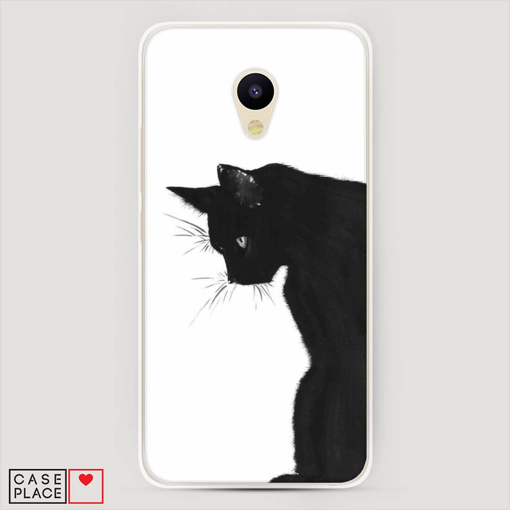 

Чехол Awog на Meizu M5c "Black cat", Черный;белый, 72350-1