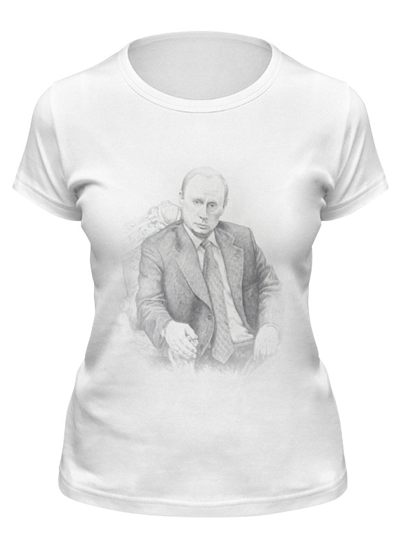 

Футболка женская Printio Патриотичная с путиным белая XL, Белый, Патриотичная с путиным