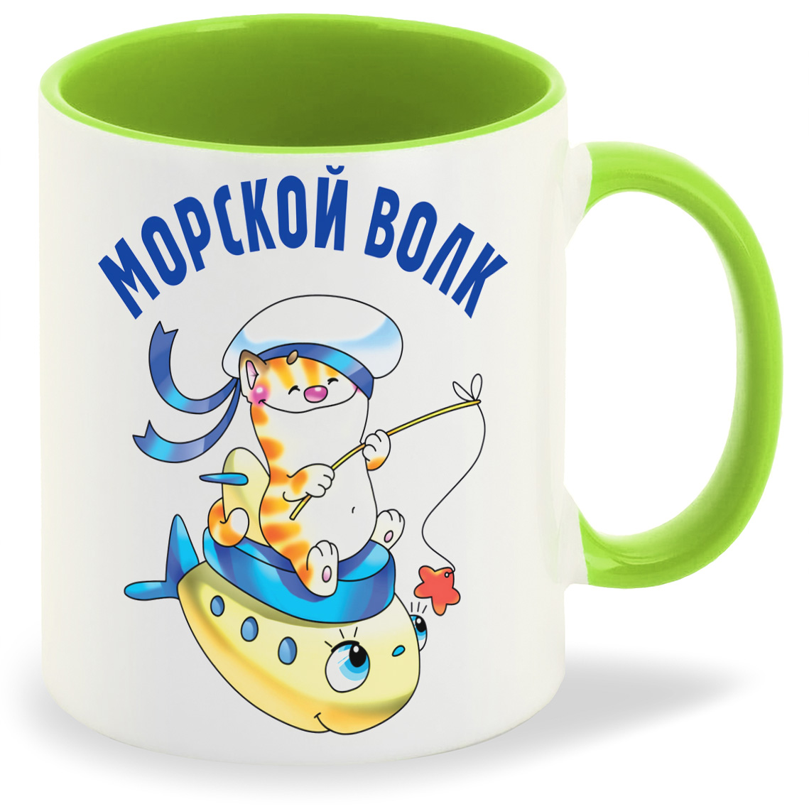 

Кружка CoolPodarok Морской волк 23 февраля, Морской волк 23 февраля
