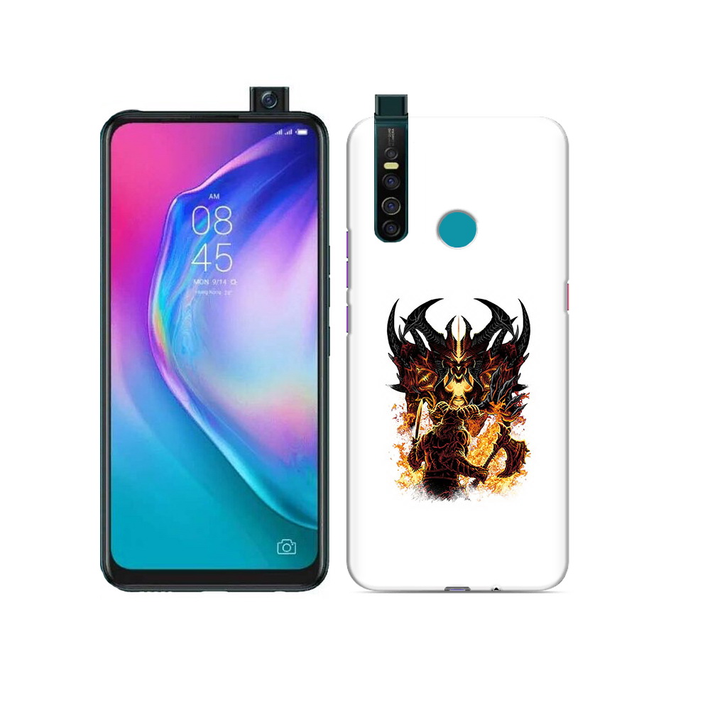 

Чехол MyPads Tocco для Tecno Camon 15 Pro демон shadow fiend, Прозрачный, Tocco