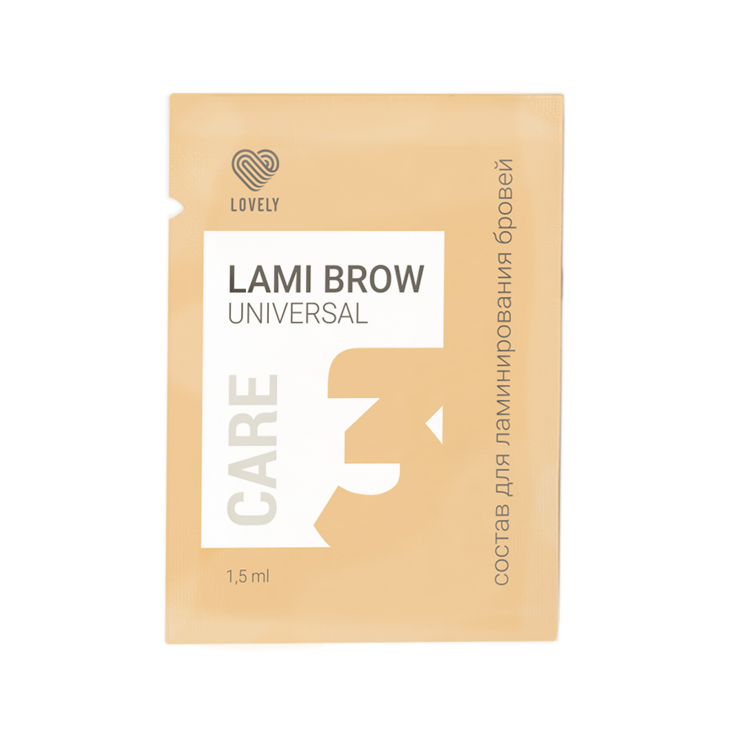 Состав Для Ламинирования Бровей Lami Brow Universal 3 Care 1,5 Мл состав для ресниц и бровей innovator cosmetics