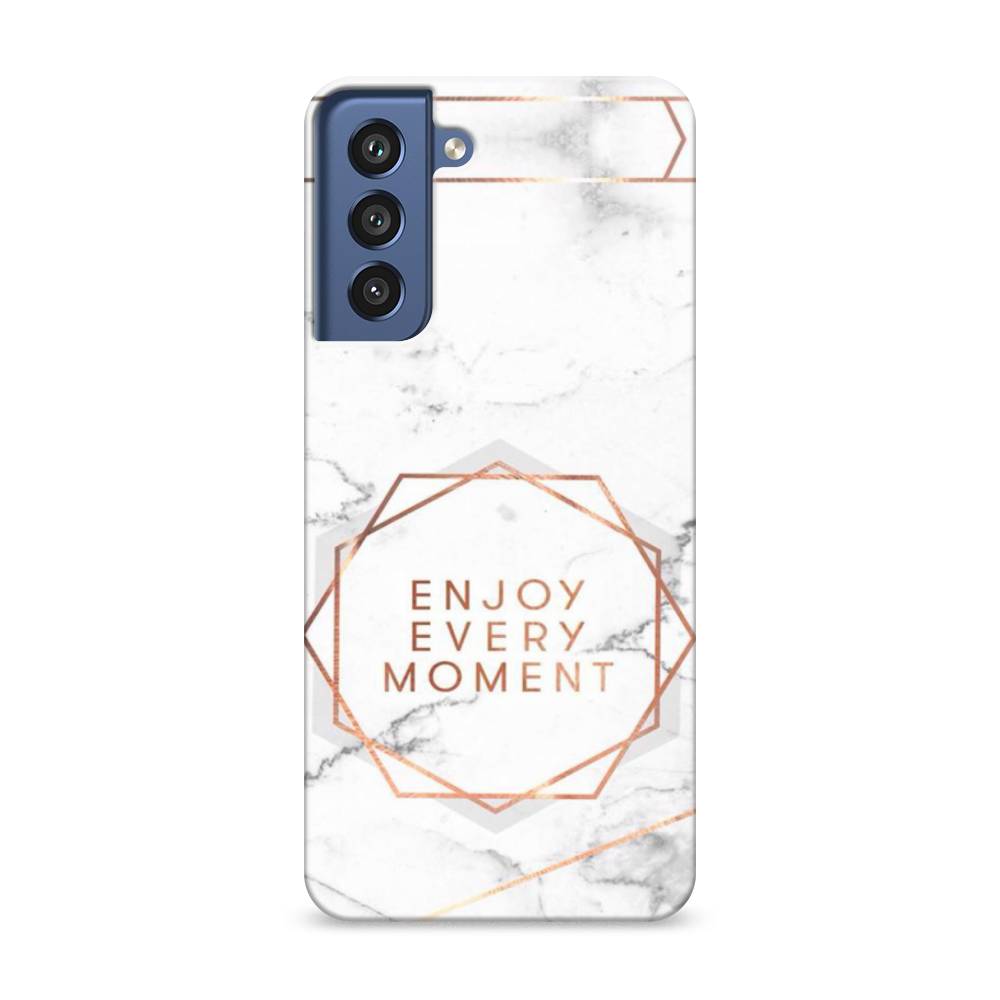 

Чехол Awog "Enjoy every moment мрамор" для Samsung Galaxy S21 FE 5G, 2103020-5