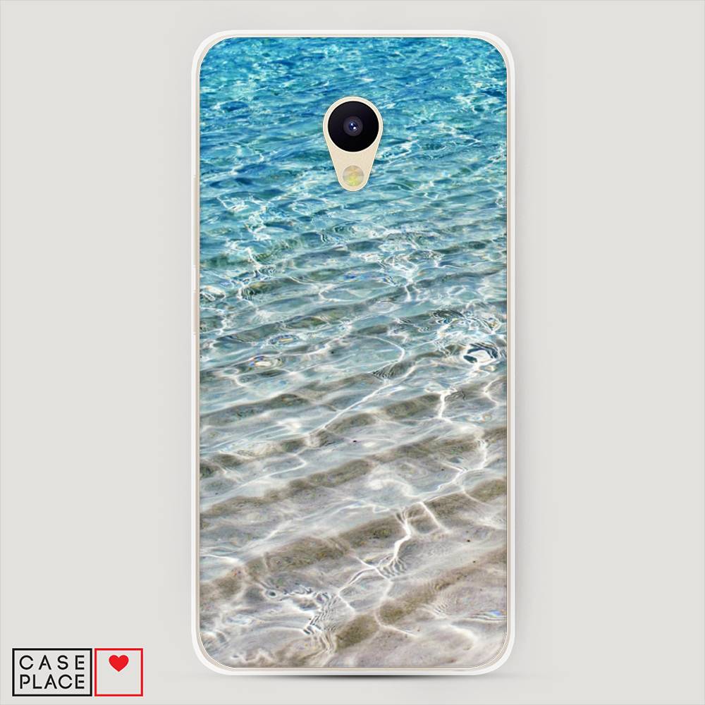 

Чехол Awog на Meizu M5c "Волны 10", Голубой, 72350-4