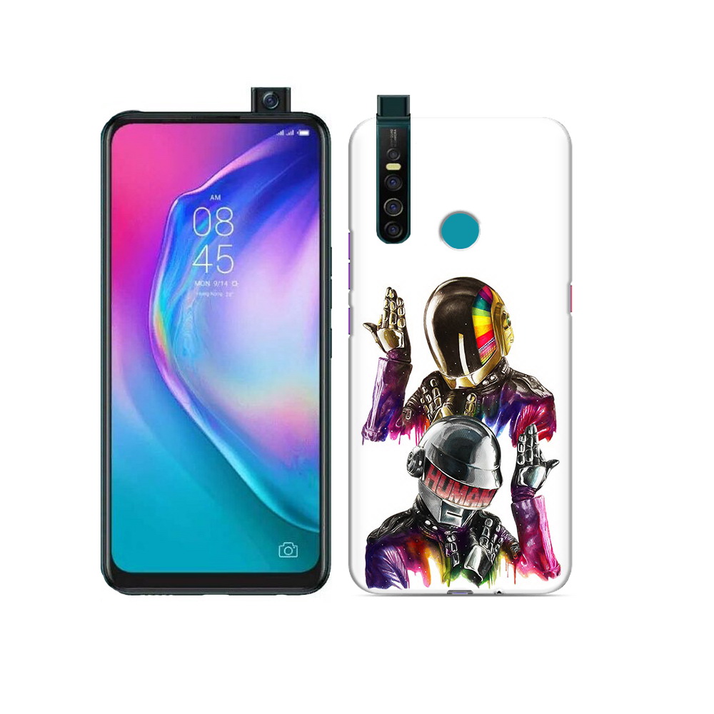 

Чехол MyPads Tocco для Tecno Camon 15 Pro диско космонавты, Прозрачный, Tocco