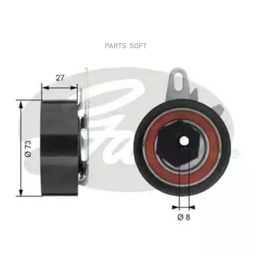 

Ролик автомобильный Gates T43047