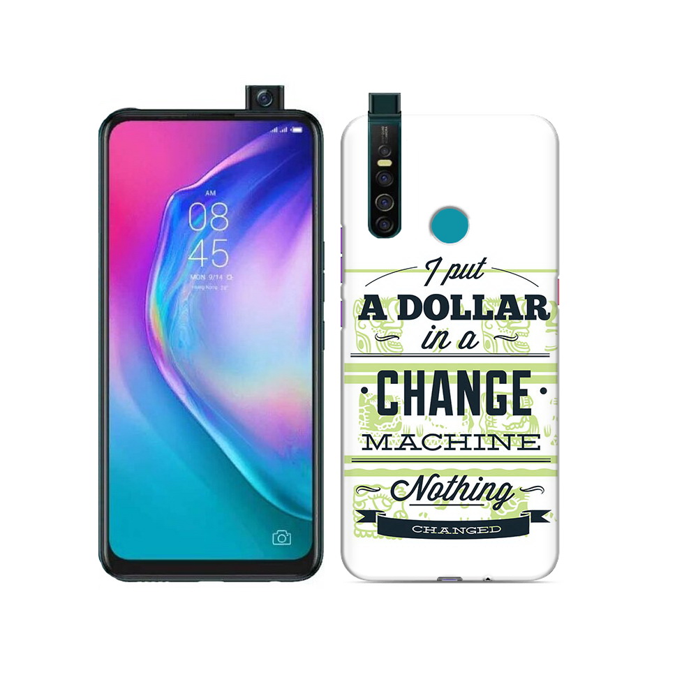 

Чехол MyPads Tocco для Tecno Camon 15 Pro доллар надпись, Прозрачный, Tocco