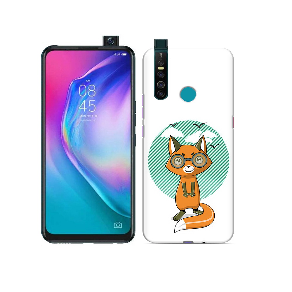 

Чехол MyPads Tocco для Tecno Camon 15 Pro задумчивая лиса, Прозрачный, Tocco