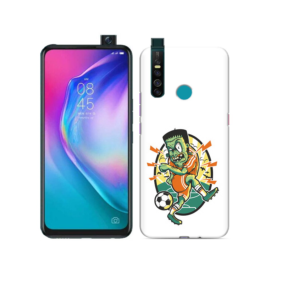 

Чехол MyPads Tocco для Tecno Camon 15 Pro зомби футболист, Прозрачный, Tocco