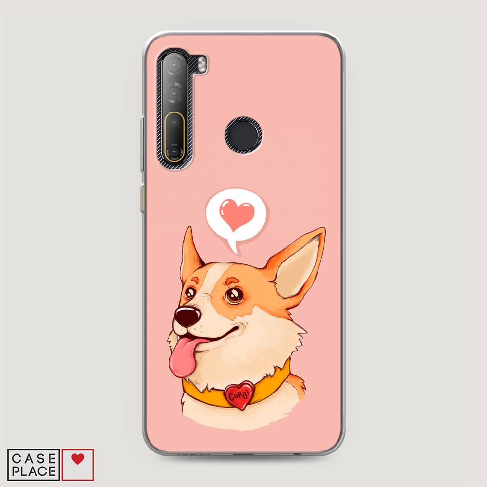 

Чехол на HTC Desire 20 Pro "Корги язык", Розовый;коричневый, 102750-1