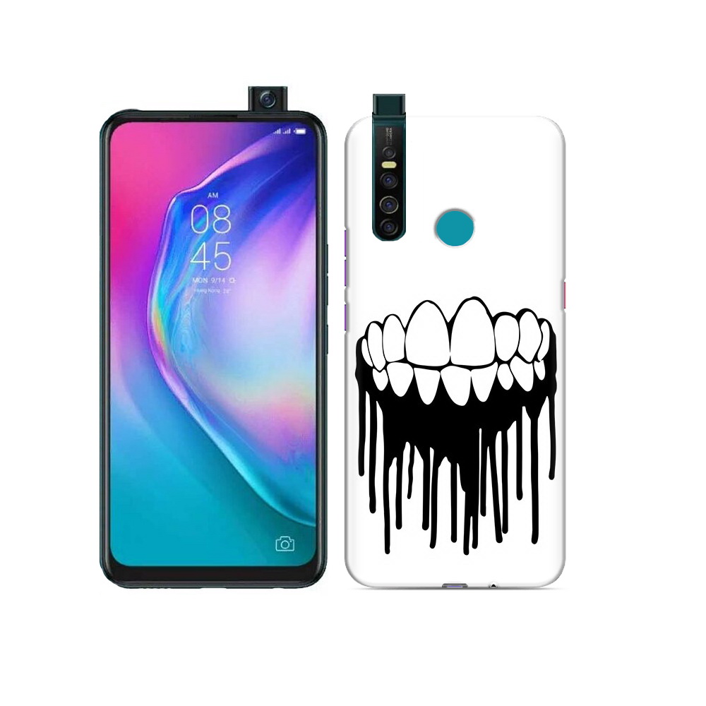 

Чехол MyPads Tocco для Tecno Camon 15 Pro зубы, Прозрачный, Tocco