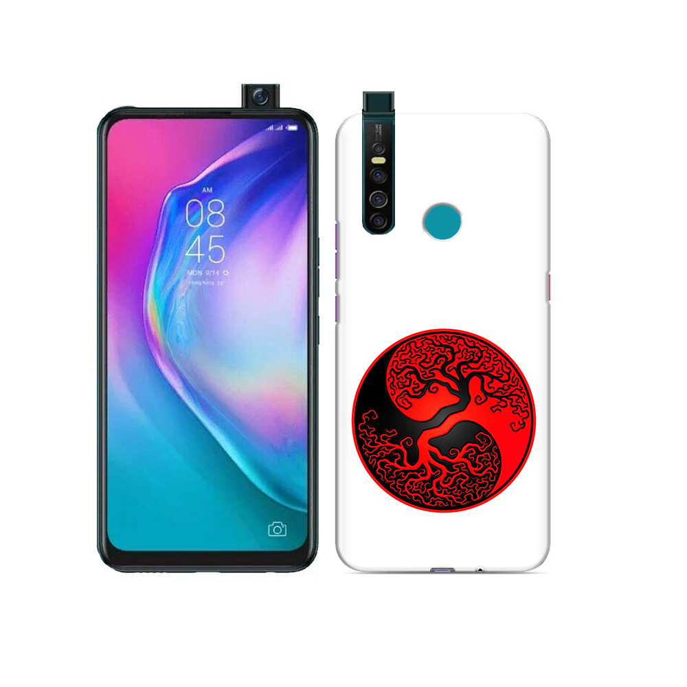 

Чехол MyPads Tocco для Tecno Camon 15 Pro инь янь дерево, Прозрачный, Tocco