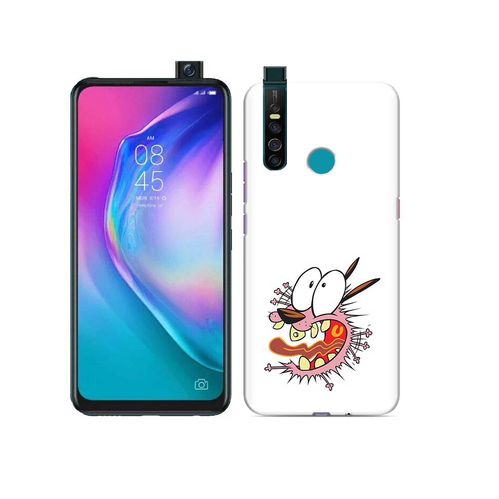 

Чехол MyPads Tocco для Tecno Camon 15 Pro испуганный бобик, Прозрачный, Tocco