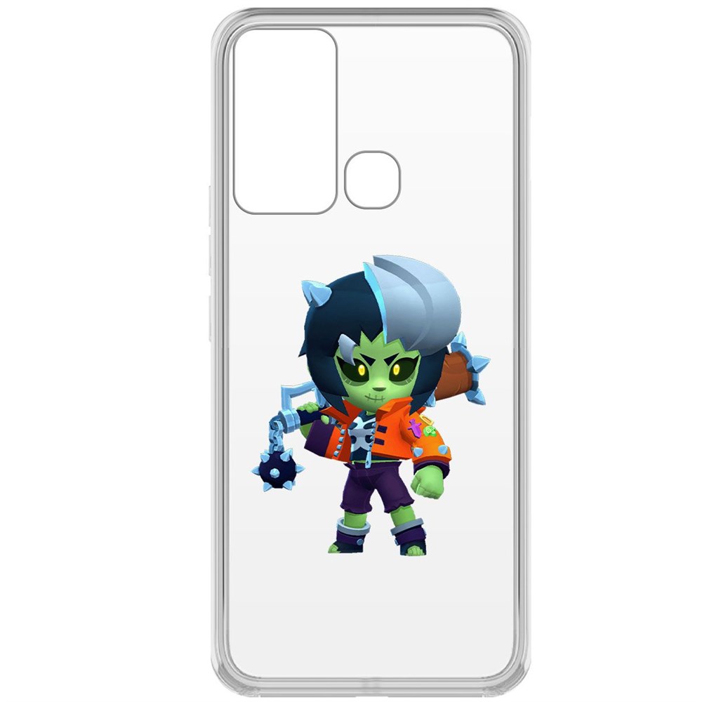 

Чехол-накладка Brawl Stars-ЗомБиби для Infinix Hot 12i, Прозрачный