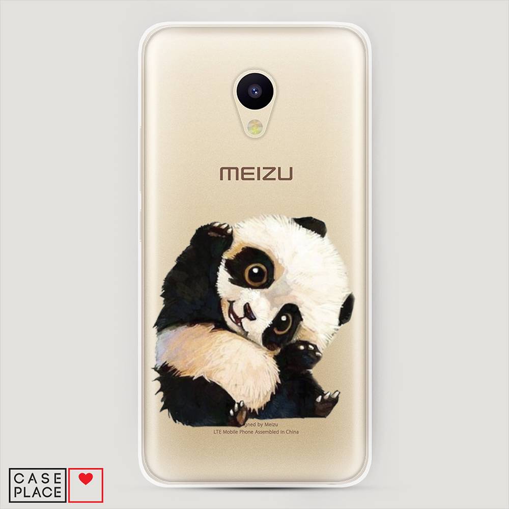 

Чехол Awog "Большеглазая панда" для Meizu M5c