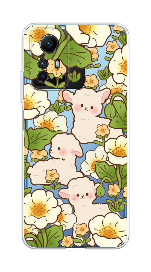 

Чехол Homey на Xiaomi Redmi Note 12S "Овечки в цветах", Зеленый;бежевый, 318950-1
