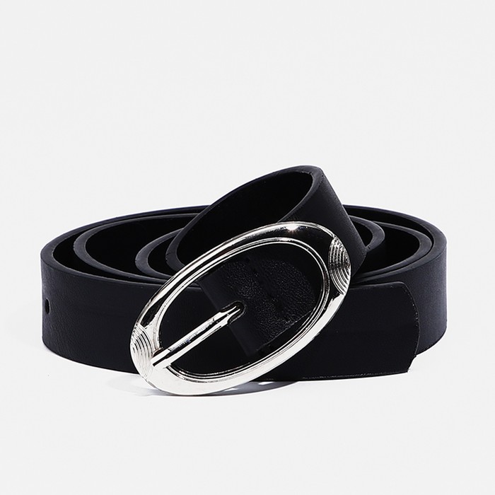 

Ремень женский NoBrand 9709196 черный, 100 см