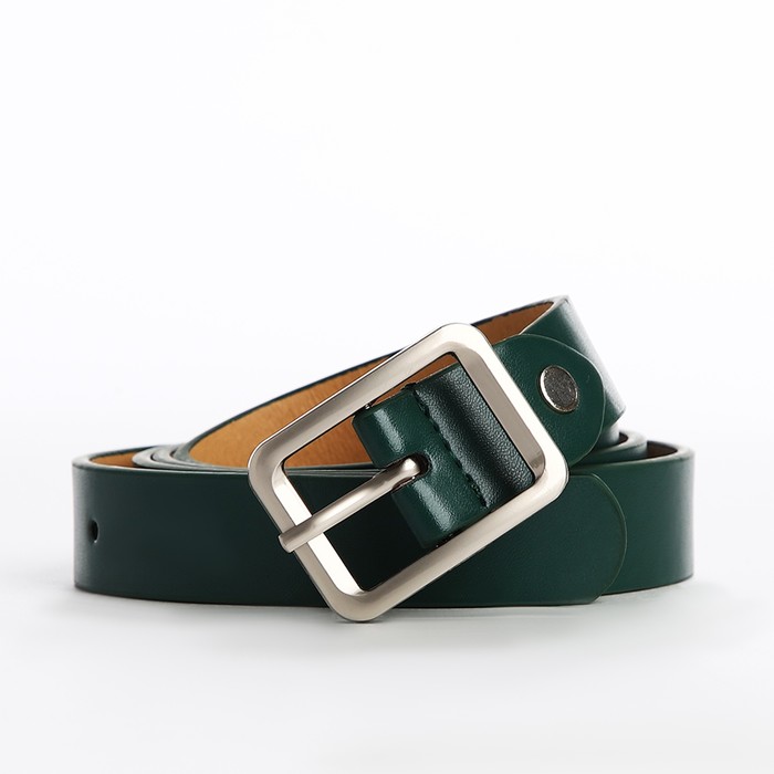 

Ремень женский NoBrand 9720588 зеленый, 110 см