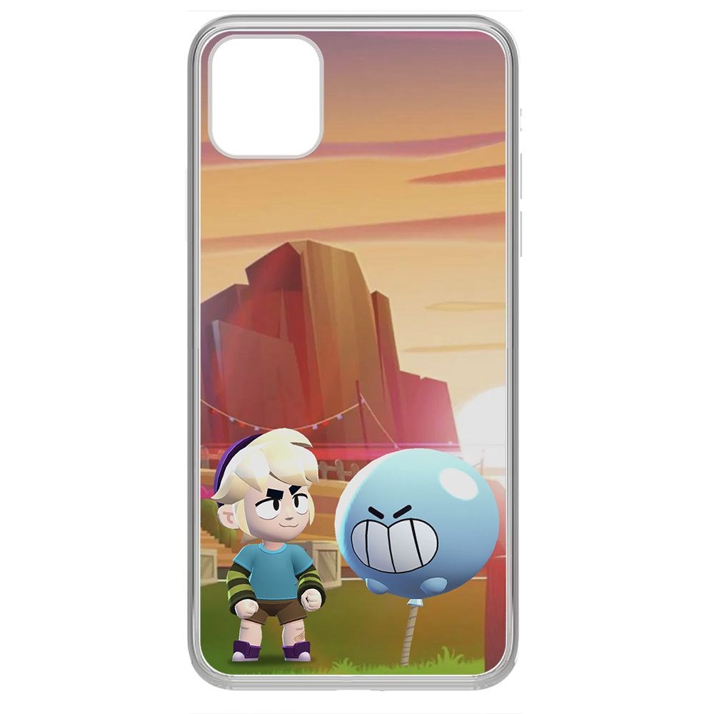 

Чехол-накладка Brawl Stars-Гас для iPhone 11 Pro Max, Прозрачный