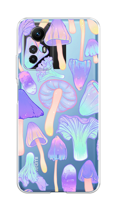 

Чехол Homey на Xiaomi Redmi Note 12S "Пастельные грибы", Фиолетовый;голубой, 318950-1