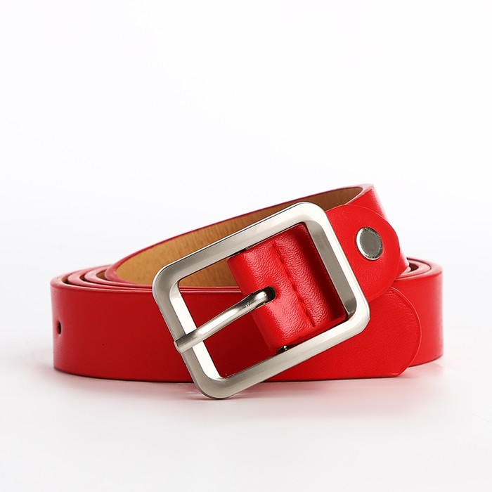 

Ремень женский NoBrand 9720589 красный, 110 см