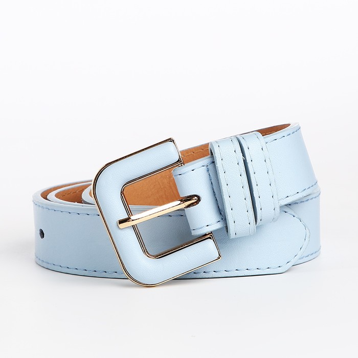 

Ремень женский NoBrand 9865553 голубой, 105 см